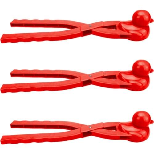 3PCS Children Snowball Maker Snowball Mold Clip Beach Clay Sand Tool Toys