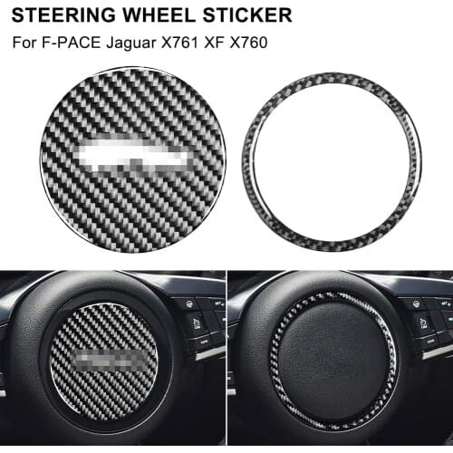 Leather Car Steering Wheel Cover Hand Sewing For Jaguar F-PACE XE XF XFL Interior Decoration Accessories