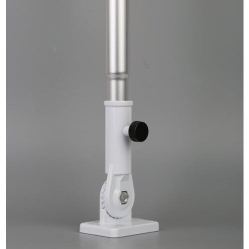 Heavy Duty Aluminum Alloy Garden Flag Pole Mounts Bracket Fits 1" Inner Diameter Flagpole Mounting Holder with Hardware Outdoor