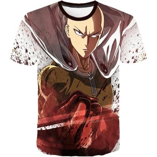 Hot Sale Anime One Punch Man T Shirt 3d Printed Summer Fashion Popular Short-sleeved Casual T-shirt Unisex Harajuku Top Tees