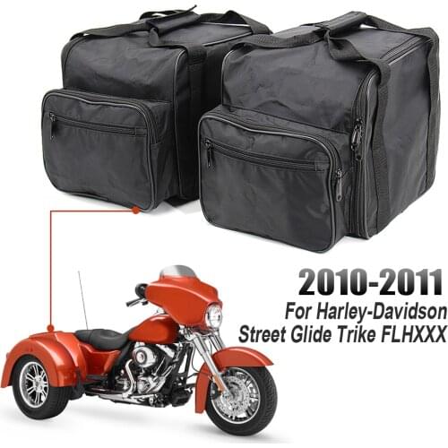 NEW For Harley-Davidson Street Glide Trike FLHXXX Motorcycle Luggage Storage Bags Side Box Inner Bag Bushing 2010 2011