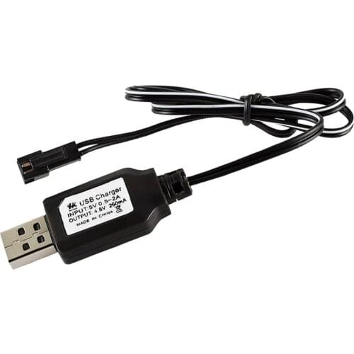 RC Model Battery Charger Cable 4.8V 250mA USB Balance Fast Charging