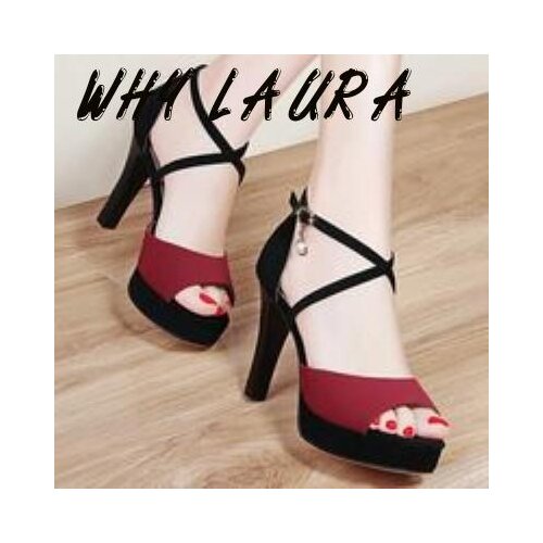 Summer Feminine Thin Super High Heeled Sandals Slip-Up Gladiator Ankle Belt Sexy Pump Ladies Party Wedding Ladies Ladies Sandals