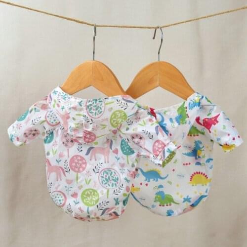 Pet Dog Sunscreen Shirt Cute Dinosaurs Animals Pattern Big Dogs T-Shirt Breathable Spring Summer Pets Clothes