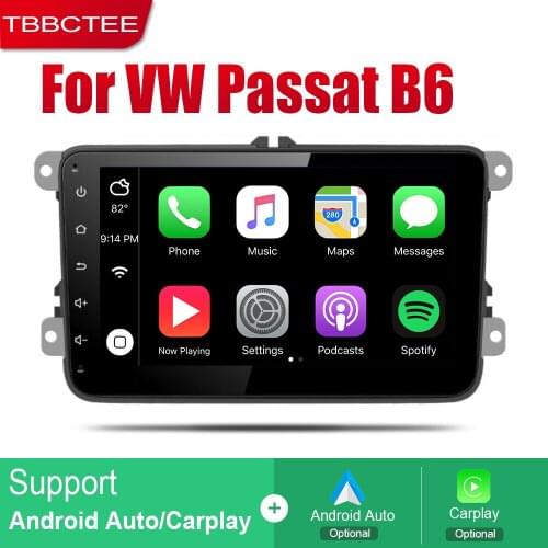 Car Android System Screen For Volkswagen VW Passat B6 2005 2006 2007 2008 2009 2010 Car Radio Player GPS Navigation AUX DVD