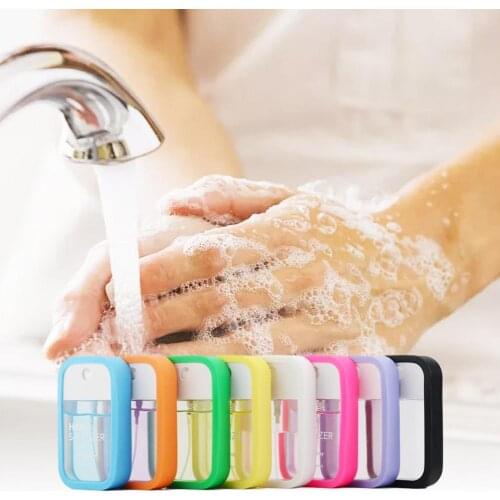 1/5/10PCS 45Ml Square Travel Spray Bottle High Pressure Fine Mist Portable Spray Bottle Alcohol Disinfectant Sub-bottling Case