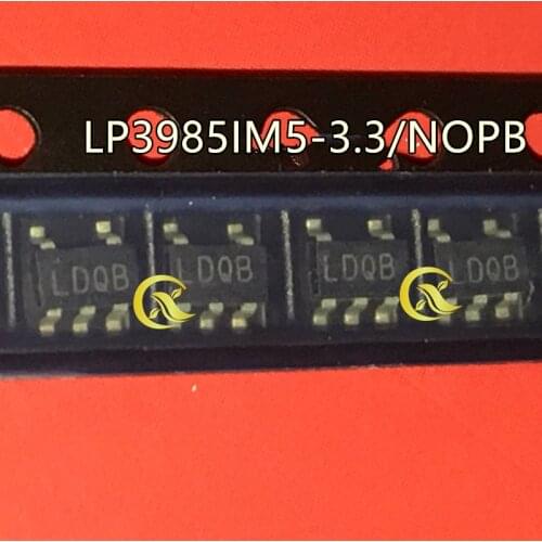 5PCS LP3985IM5-3.3/NOPB SOT23-5 printing LDQB voltage stabilizer original products