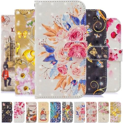 3D Flower Case For iphone11 For iPhone XS Max XR 3D bookcover for samsung S10 A20E Luxury case for huawei Mate30 Mate20 DHL Free