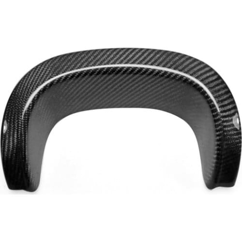 Car Accessories Carbon Fiber Muffler Exhaust Heat Shield Glossy Fibre Rear Bumper Heatshield Kit For Porsche 981 Boxster Cayman