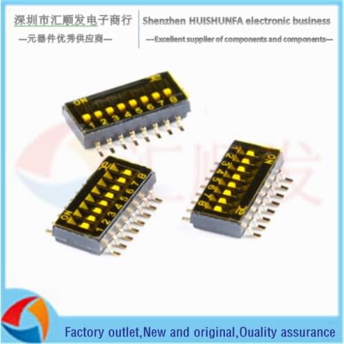 DSHP08TSGET 1.27mm pitch 8-bit chip dip switch/dip code switch