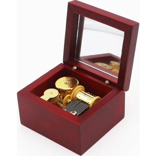 Exquisite Wooden Music Box Tune of Castle in the Sky, Gift For Christmas/Birthday/Valentines day