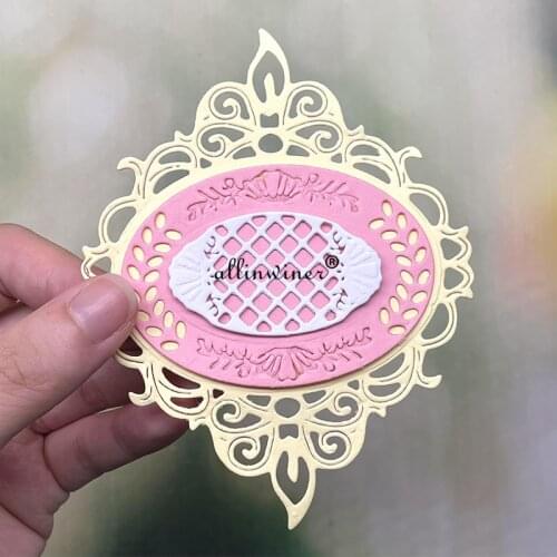 Lace angled frame Metal Cutting Dies Stencils For DIY Scrapbooking Decorative Embossing Handcraft Die Cutting Template