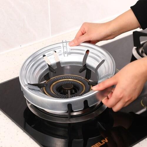 Kitchen accessories gas stove windshield gather fire energy-saving cover household gas stove bracket windproof ring stove