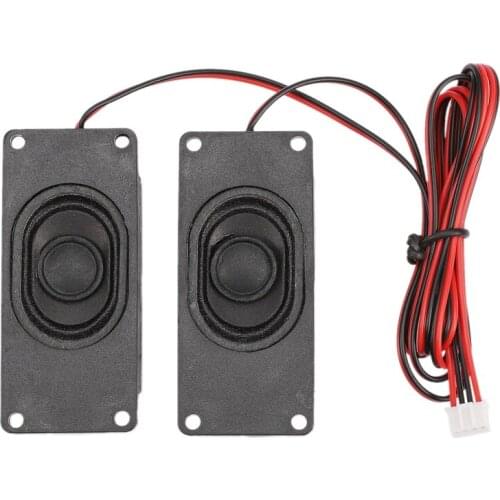 New 4 Ohm 3W LCD Panel Speaker Amplifier Audio Frequency Output for V59/56/59 3463A SKR.03 - Black (30mm x 70mm) 1 Pair