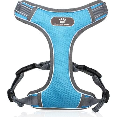2021 New Arrival Nylon Padded Quick Lease Dog Harness For Large Dogs Reflective Pets Harnesses Dog Accessories