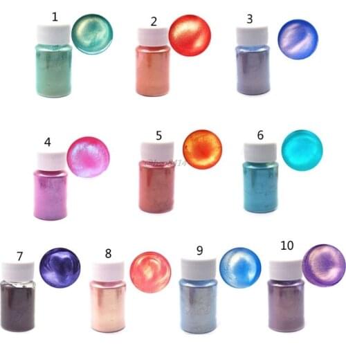 Aurora Pearl Pigment Powder Mica Pearlescent Colorants Resin Dye Jewelry Making Tools Accessories