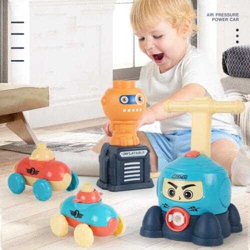 Popular Toy Educational Science Electric Balloon Car Montessori Toys Experimental Toys Fun Inertia Tower Car Childrens Toy Gift