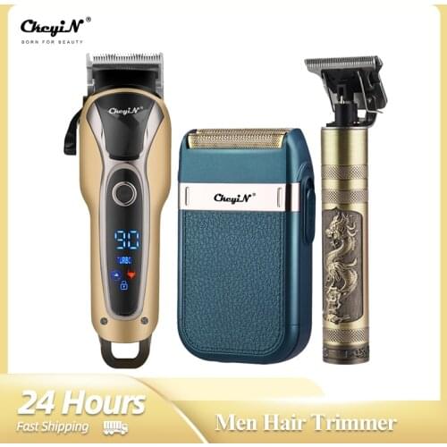 Professional Hair Clippers Barber Haircut Sculpture Cutter Rechargeable Razor Trimmer Adjustable Cordless Edge for Men