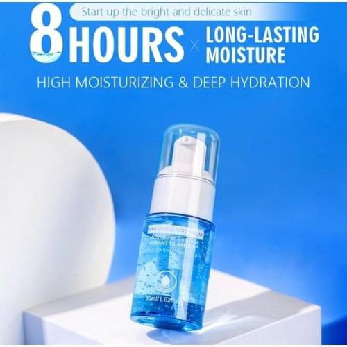 30ml Facial Care Hyaluronic Acid Face Serum Depth Replenishment Moisturizing Shrink Pores Remove Fine Lines Anti-Aging Skin Care