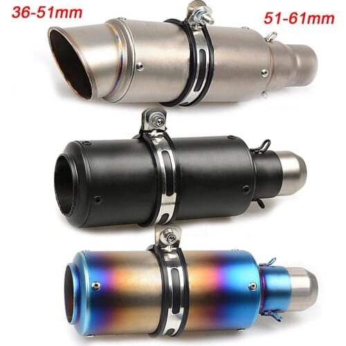 Unversal Motorcycle Exhaust Modify Pipe With Muffler Bik Exhaust For BMW S1000RR S1000R R1250GS R1200GS R 1250 1200 GS F800GS