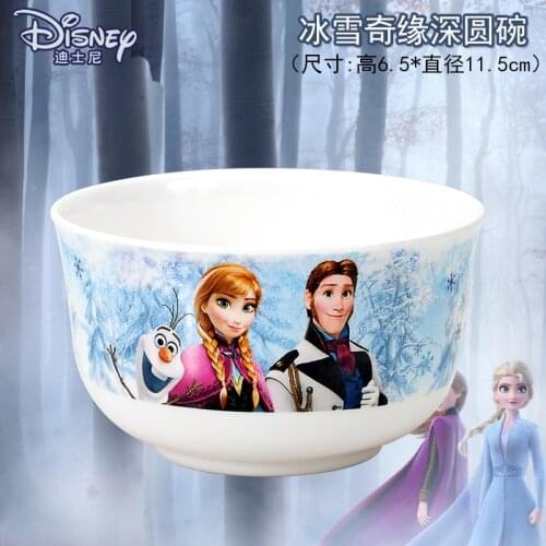 Frozen Tableware Disney Childrens Tableware Bowl Baby Melamine Dinnerware Kitchen Supplies