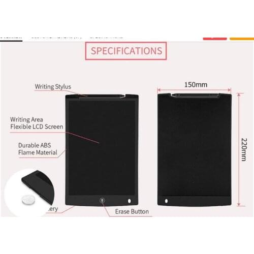 LCD Screen Writing Pad ISU-850 Digital Drawing Pad 8.5 Inches Handwriting Board Portable Electric Board For Office