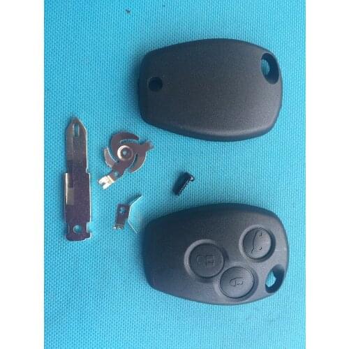 1Pc New Replacement Key Shell For Renault Clio Modus Master Twingo 3 Button Remote FOB Case Blank Blade NE73 Uncut Auto Parts