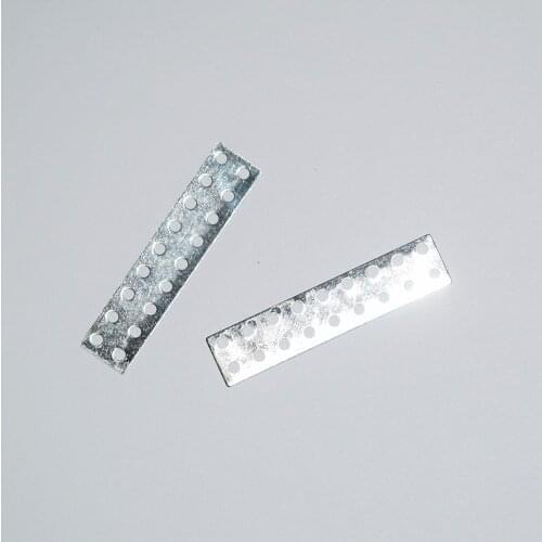 10/100pcs 45x10mm flat iron sheet model rc car robot frame bracket toy parts/technology model baby toys for children