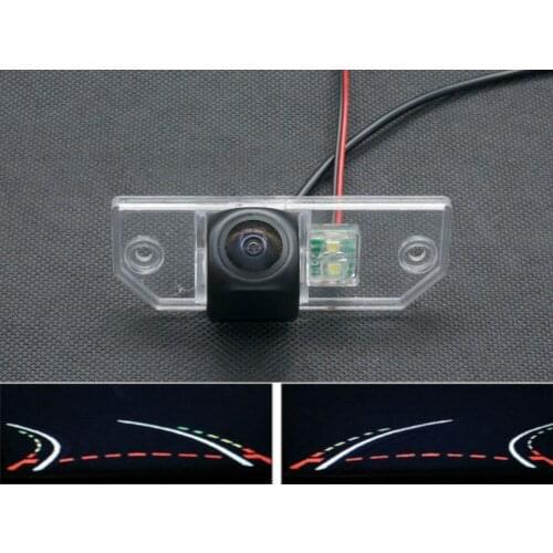 Fisheye 1080P Trajectory Tracks Car Parking Rear view Camera forFord Focus Sedan 2 3 2008 2009 2010 2011 2012 C-Max C Max Mondeo