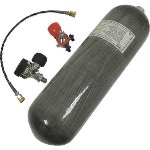 Ac268101 Carbon Fiber High Pressure Gas Cylinder 4500Psi /300Bar 6.8L Gun Air Tank Compressed Airforce Condor Scuba Pcp Acecare