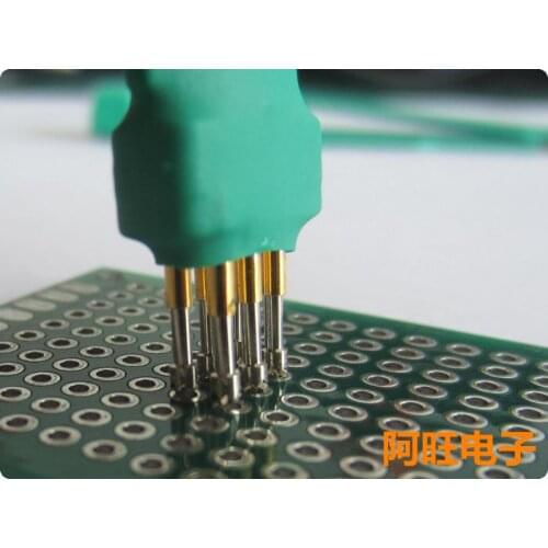 Double Row 3P*2 Burning Needle 2.54mm-3P*2 Thimble Writing Program Probe Test Needle Spring Needle