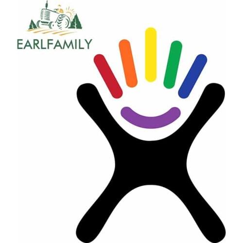 EARLFAMILY 13cm x 9.2cm For LGBT Hydroflask DIY Car Stickers Cartoon Decal Fashion Waterproof Custom Printing Decoration