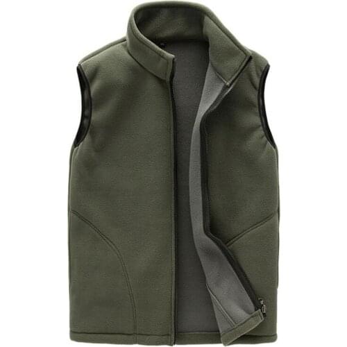 Softshell Fleece Vest Men Outdoor Velvet Warm Sleeveless Jackets Hiking Climbing Trekking Fishing Hunting Tactical Vests Gilet