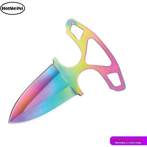 HotMeiNi 13cm Car Stickers for CSGO Knife Skin Graphics Waterproof Decals Fashion Vinyl Decal Laptop Scratch-Proof Decoration