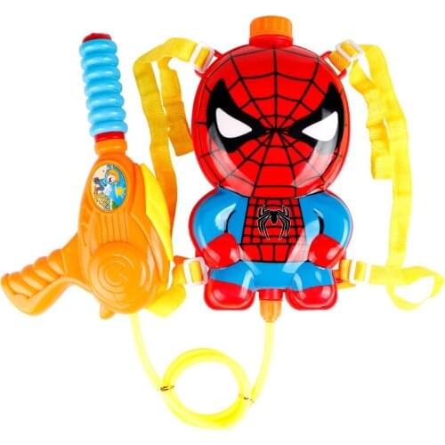 Cartoon Knapsack 1500ml Large capacity water jet gun Game Classic Weapon bag Model Cosplay Toy for Boy Gift Souvenirs AA068