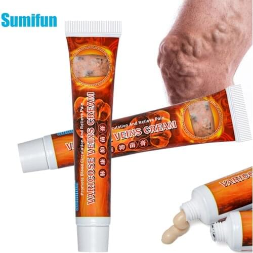 Sumifun New Varicose Veins Treatment Cream 100% Original Vasculitis Phlebitis Spider Pain Relief Ointment Medical Plaster