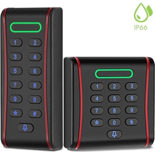 New ZK RT371 381IP66 Waterproof Outdoor Use Standalone Access Controller Keypad Smart ID IC RFID Card Door Access Control System