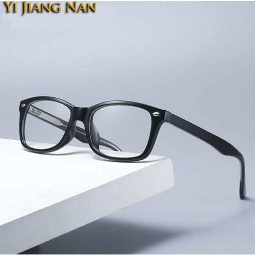 Women Vintage Rectangle Eyeglasses Spectacle Prescription Glasses Frame Optical Eyewear Monturas De Lentes Gafas for Men