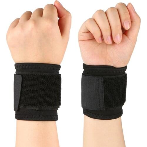Wrist Support Brace Wrist Stabilizer Adjustable Wrist Bandages Protector Left and Right Hand Wrist Wraps for Fitness Pain Relief