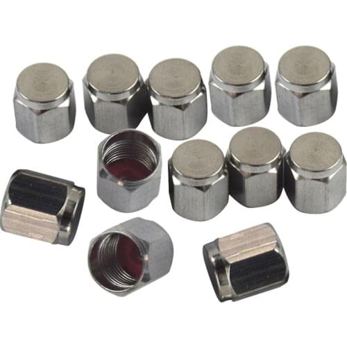 12x Schrader Valve Cap Bike Motorcycle Cars Valves Dust Cover Tire Stem Caps