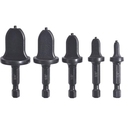 1/5pcs Air Conditioner Conditioning Tube Expander Swaging Tool Drill Bit Pipe Flaring 1/4” 3/8” 1/2” 5/8” 3/4