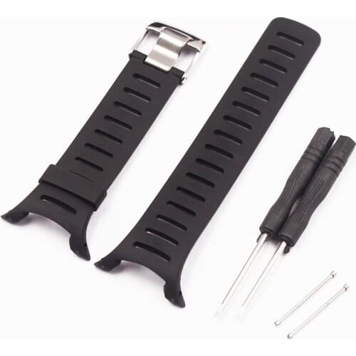 Watch Accessories Soft Rubber Silicone Strap For SUUNTO T Series T1 T1C T3 T3C T3D T4C T4D Men Womens Watch Strap