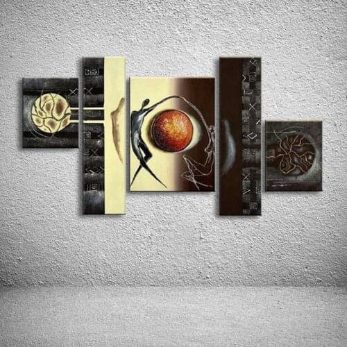 Hand painted oil paintings on canvas Figurative home decoration Modern abstract Oil Painting wall DY-085