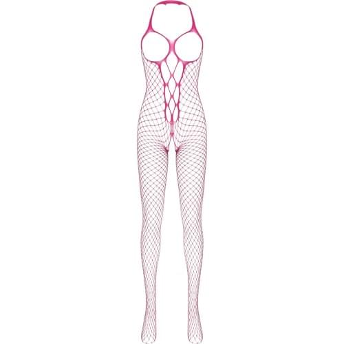 Sexy Bodystockings Women Fishnet Open Cups catsuit Mesh tights Lingerie Erotic Bodysuit Sleepwear Crotchless jumpsuit Teddies
