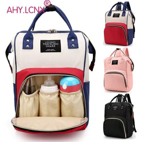 Mommy Diaper Bag Large Capacity Designer Nursing Bag Baby Nappy Bag Baby Care Bag for Mother Kid Fashion Travel Backpack