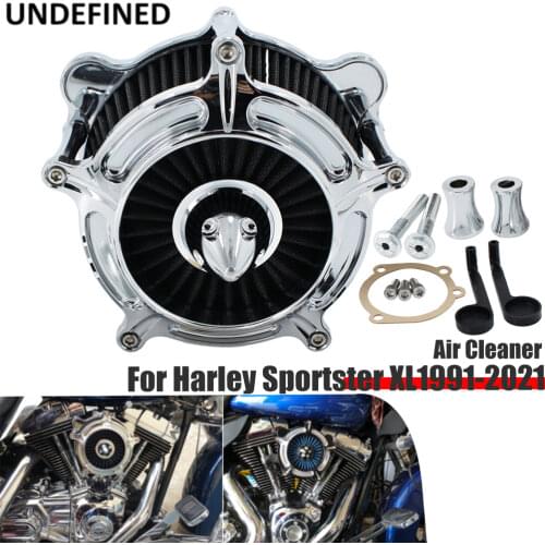 Turbine Spike Air Cleaner Intake Filter CNC For Harley Touring Road King Electra Street Glide Dyna FXR Softail FXST FXSB FXDL