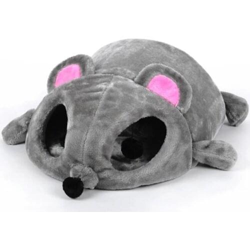 Cute mouse pattern cats house products fashion removable bed pet cat nest supplies pets litter accessories 1pcs