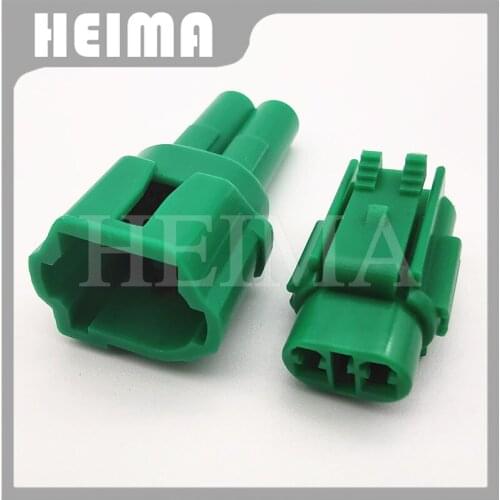 10/20/30sets 2 pin male female green automotive Tail Light socket fog Lamp Plug Sumitomo connector for Toyota BYD F3 6180-2591