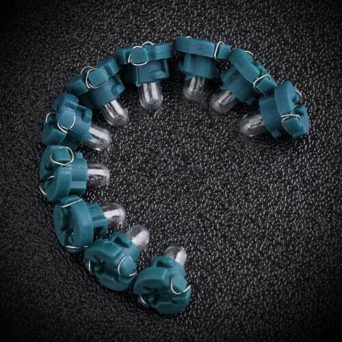 10pcs T3 LED 12V 1.2W Car Auto Interior Instrument Light Bulbs Dashboard Lamps For Honda For Alpha Car Instrument Lights