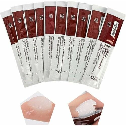 100Pcs Vitamin A & D Ointment Anti Scar Tattoo Supplies Tattoo Cream Aftercare For Tattoo Body Art Permanent Makeup Tool